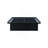 Modern Style Heavy Duty Cal King Size Bed Base Frame Made With Metal In Black