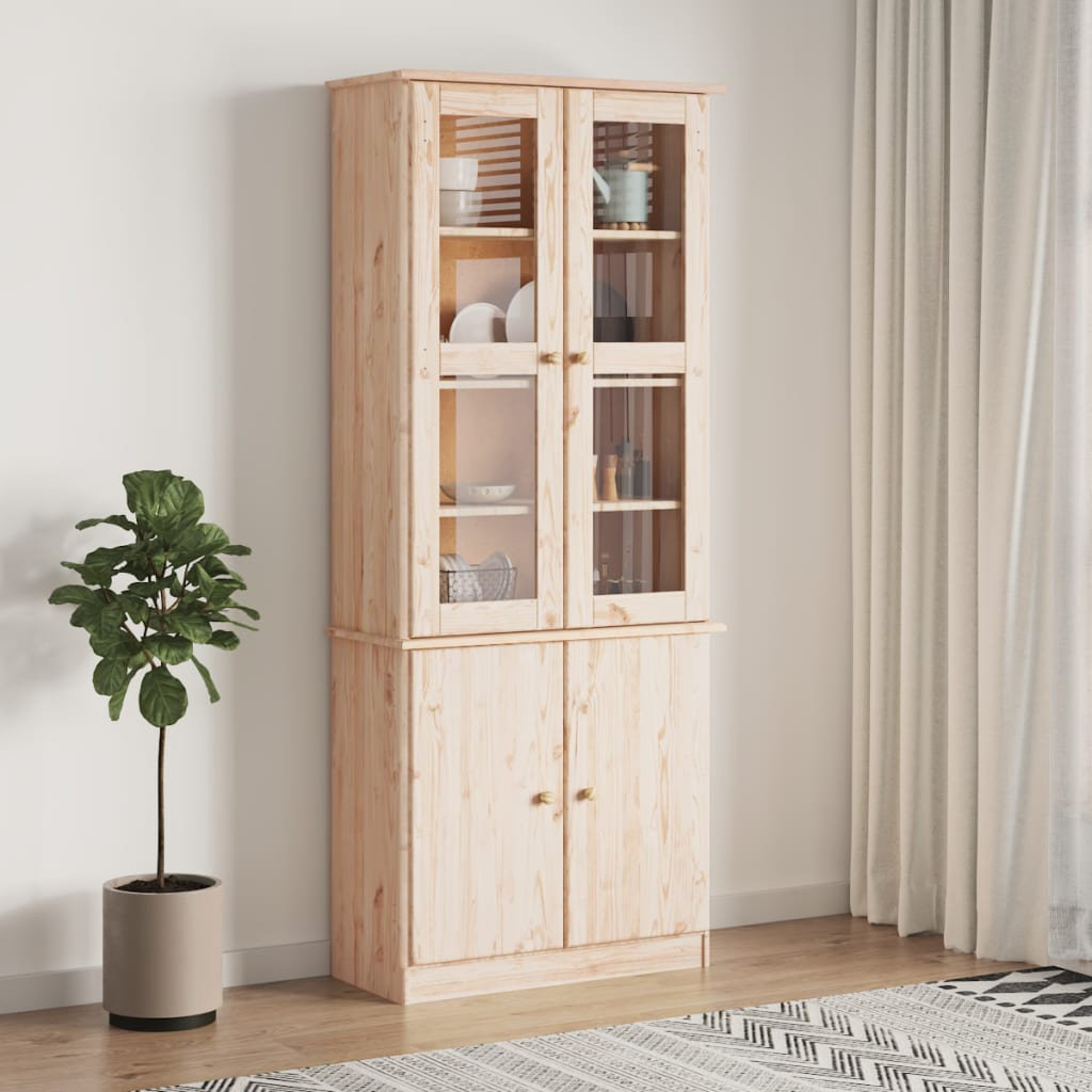 Aariona 77cm Solid Wood Sideboard