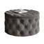 CHESTERFIELD Round Upholstered Pouf Hocker 70 cm-832200436