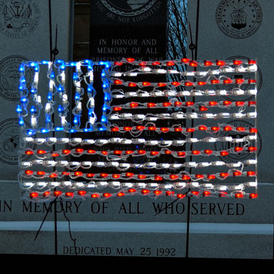 American Flag LED Display (38")