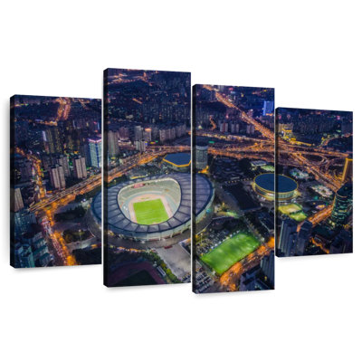 Shanghai Stadium Aerial View