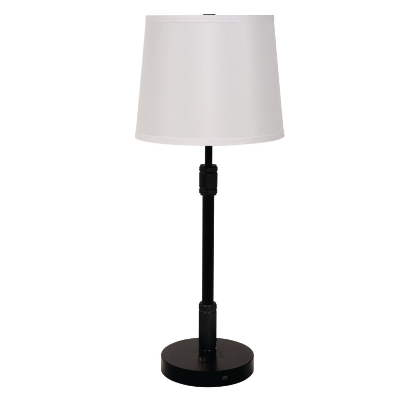 Lampe de table 1 lumière Killington par House Of Troy, Noir
