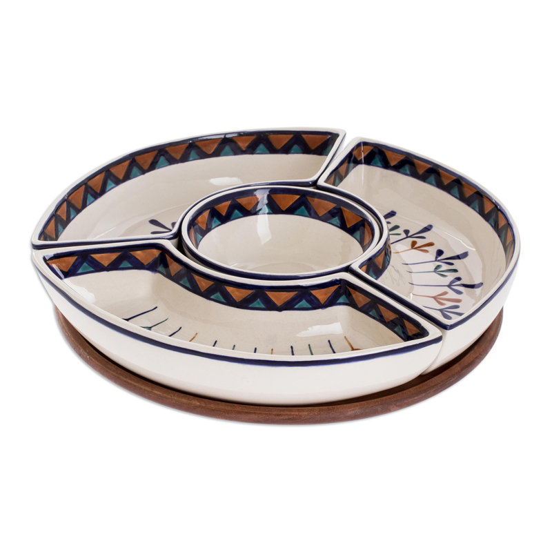 Wildon Home® Nahomy Ceramic Tray