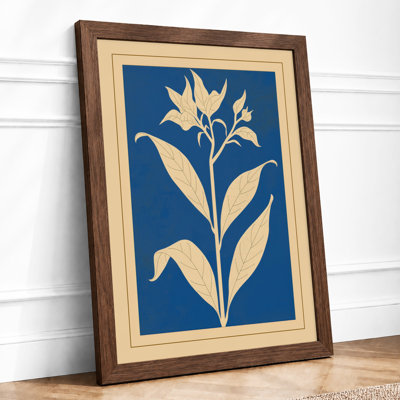 Cream Study Botanical - Framed Print