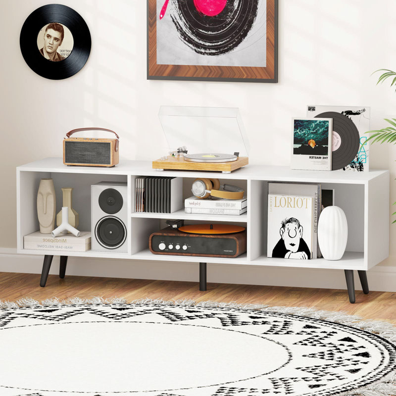 Unfinished TV Stand for TVs up to 55", White