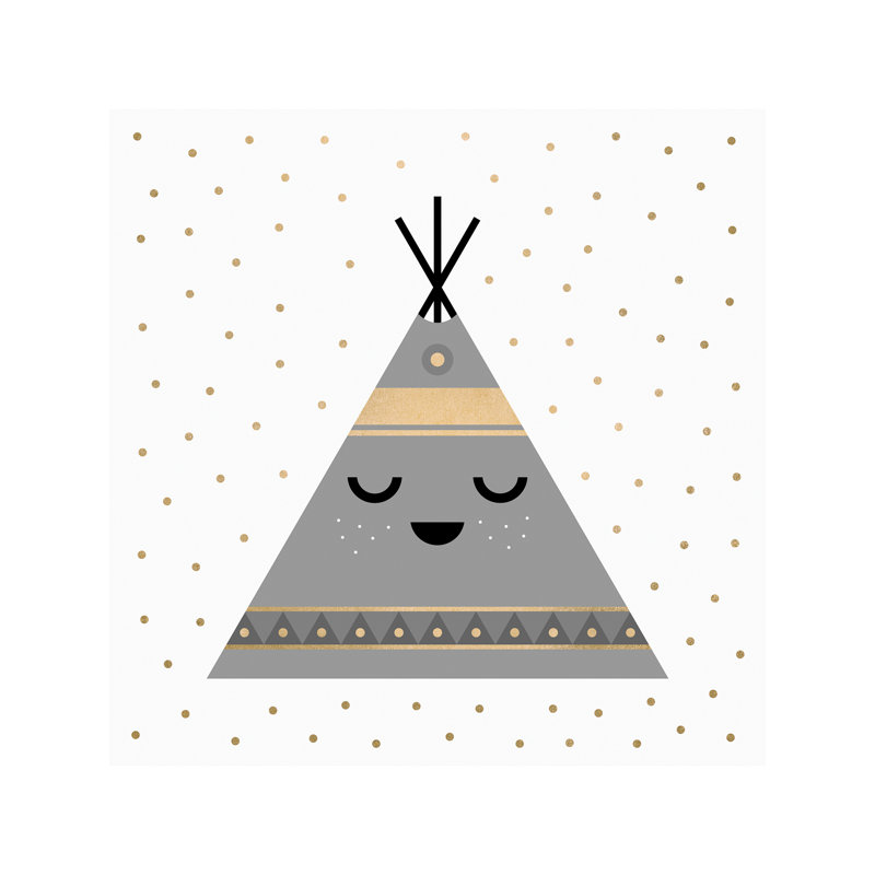 Little Tipi by Elisabeth Fredriksson - Wrapped Canvas Print