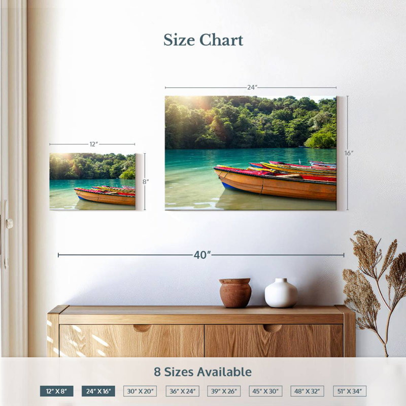 Mehar, bateaux de la lagune bleue, Jamaïque, H 16 po x l 24 po