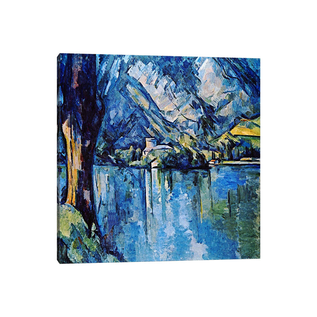 Le Lac Annecy by Paul Cezanne - Wrapped Canvas Painting