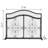 2-Panel Iron Fireplace Screen