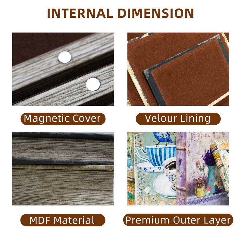 Tavin 3 Piece Decorative Box Set