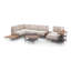  Ensemble de canapé modulaire en osier modulaire - Meubles de coin de patio