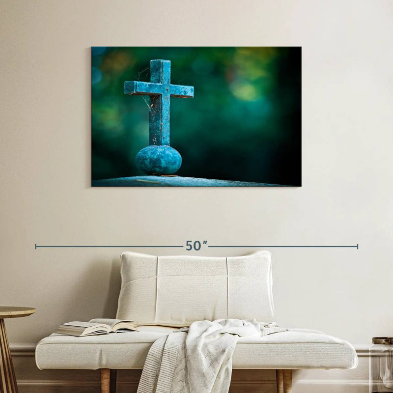 Adella Old Cross, 26" H x 39" W