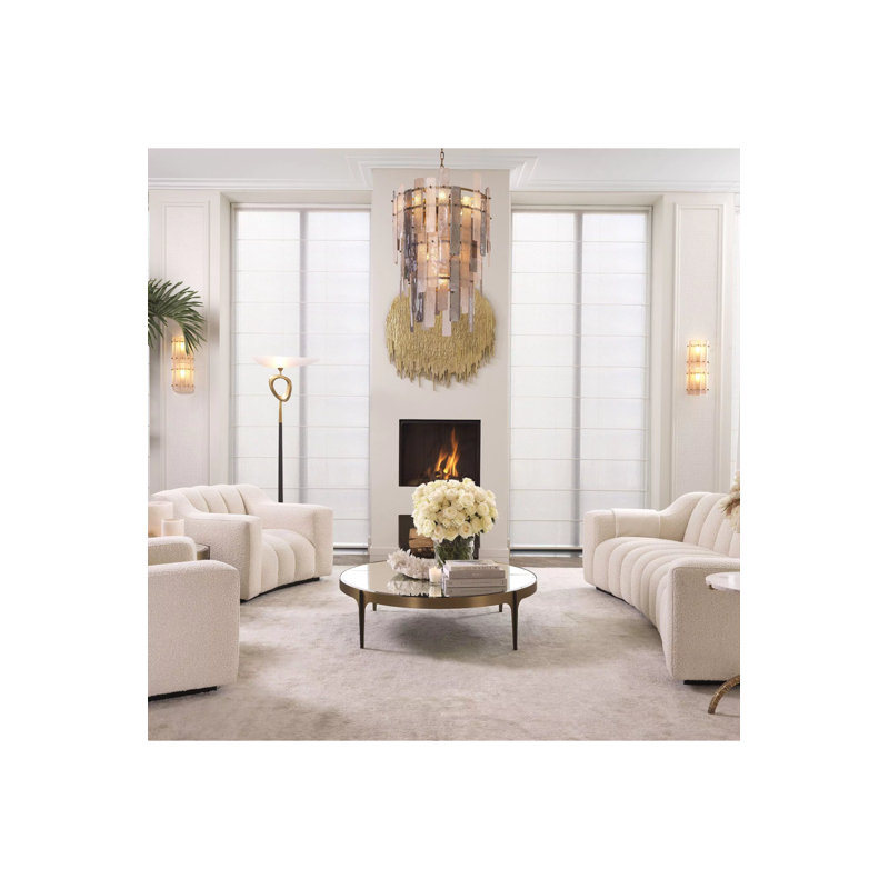Artemisa Coffee Table, 13.58'' H x 48.82'' L x  48.82'' W