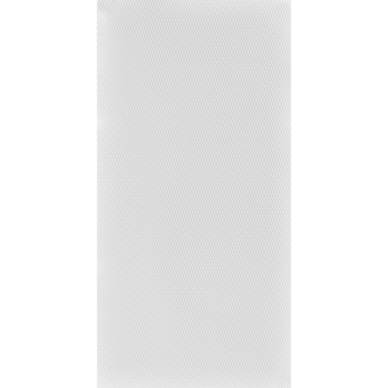 Marquis MirroFlex 4ft. x 8ft. Glue Up PVC 3D Wall Panels in Gloss White Paintable