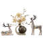 Ensemble de fleurs artificielles Creative Silver Deer