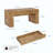Farmhouse Coffee Table, Rectangle Wooden Center Table With Hidden Storage Drawer, Thick Coffee Tables For Living Room, Office, Apartment, Rest Area