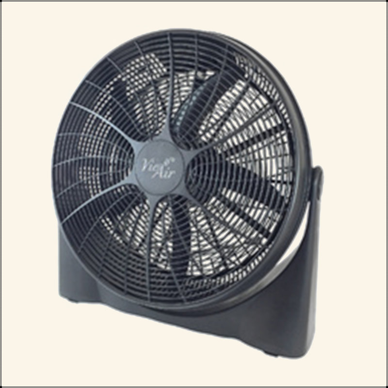 Ventilateur de plancher turbo ultra-léger et inclinable à 5 pales 20 "Vie Air"