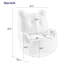 Fauteuil demi-tonneau pivotant l 32,3 po Danyar-86785122
