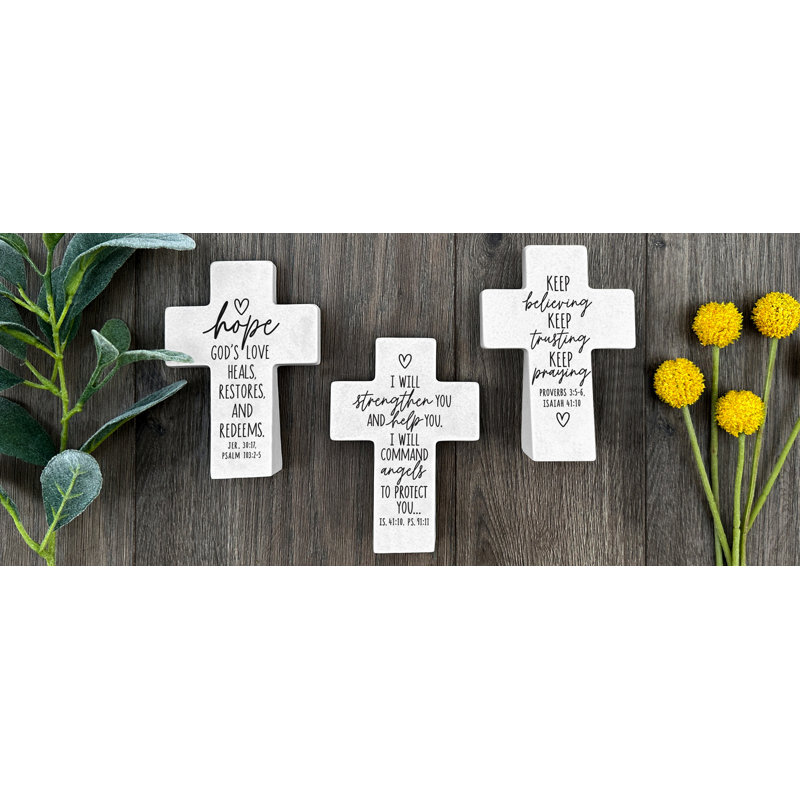 Tabletop Cross Hope Gods Love Heals