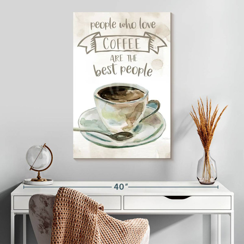 Yarlin People Who Love Coffee, H 30 po x l 20 po