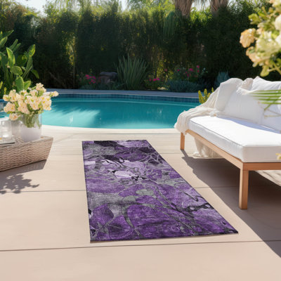 Altair Synthetic Floral Indoor / Outdoor Rug