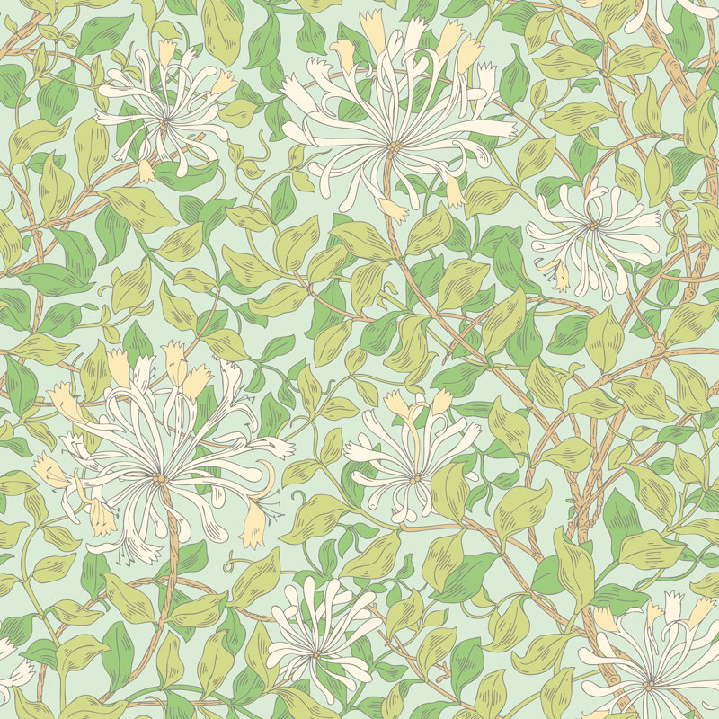 Padstow 10m x 50cm Matte Wallpaper Roll, Duckegg Blue