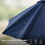Parasol de marché 9 pi avec base et bouton poussoir inclinable 9 pi-108840590