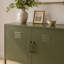 Une armoire de rangement multifonctionnelle en métal d'une hauteur de 25,2 pouces-131141853