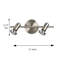 Lindaro 13'' 2 -Light Fixed Track Track Kit with Dimmable and Adjustable Head-419719558