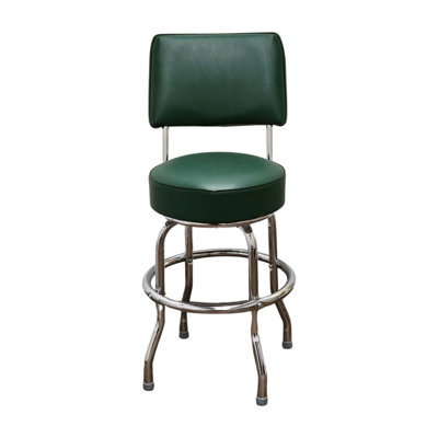 Tabouret de bar et de comptoir pivotant avec dossier Retro Home