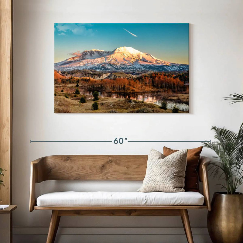 Alvord Mount St Helens Golden Glow, H 30 po x l 45 po
