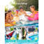 Piscine gonflable en PVC 3 pi x 10 pi Mason & Mia