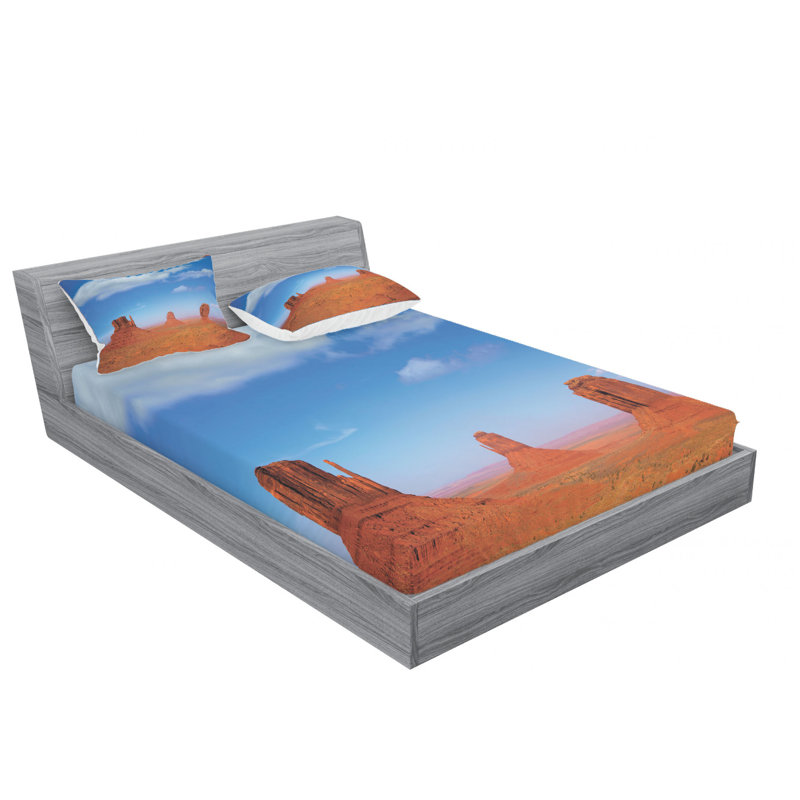 Microfiber Sheet Set, Queen Sheet Set + Fitted Sheet + 2 Pillowcases