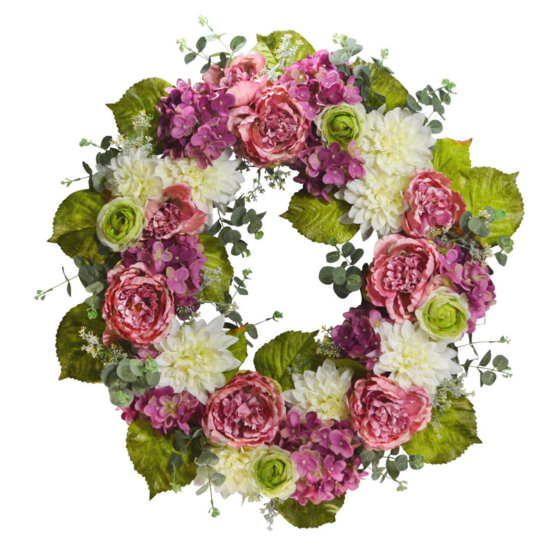 Couronne de dahlia 30 po grande pivoine