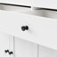 Îlot de cuisine transitionnel avec table de salle à manger extensible pour 2 à 4 personnes, îlot de cuisine roulant avec armoire de rangement et tiroirs-1764941994