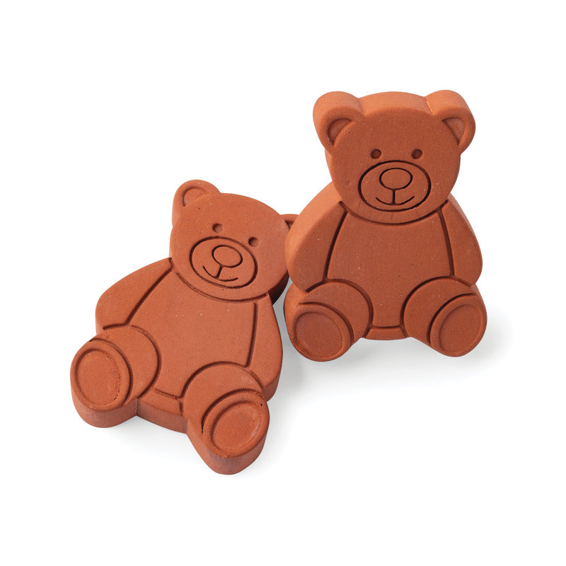 Ensemble d'ours en terre cuite pour pots à sucre