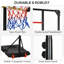 Freeport Park Cullum Adjustable Basketball Hoop and Stand w/ Wheels