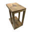 Table crâne en fer de marque - naturel par 