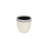 Gray And Ivory Ceramic 41 Ounce Crackle Round Distressed Pot Planter