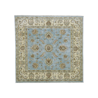 Sky Blue Ziegler 5'8" x 5'9"
