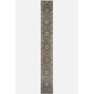 One-of-a-Kind Runner 2'7" X 19'4" New Age Runner Area Rug Gray