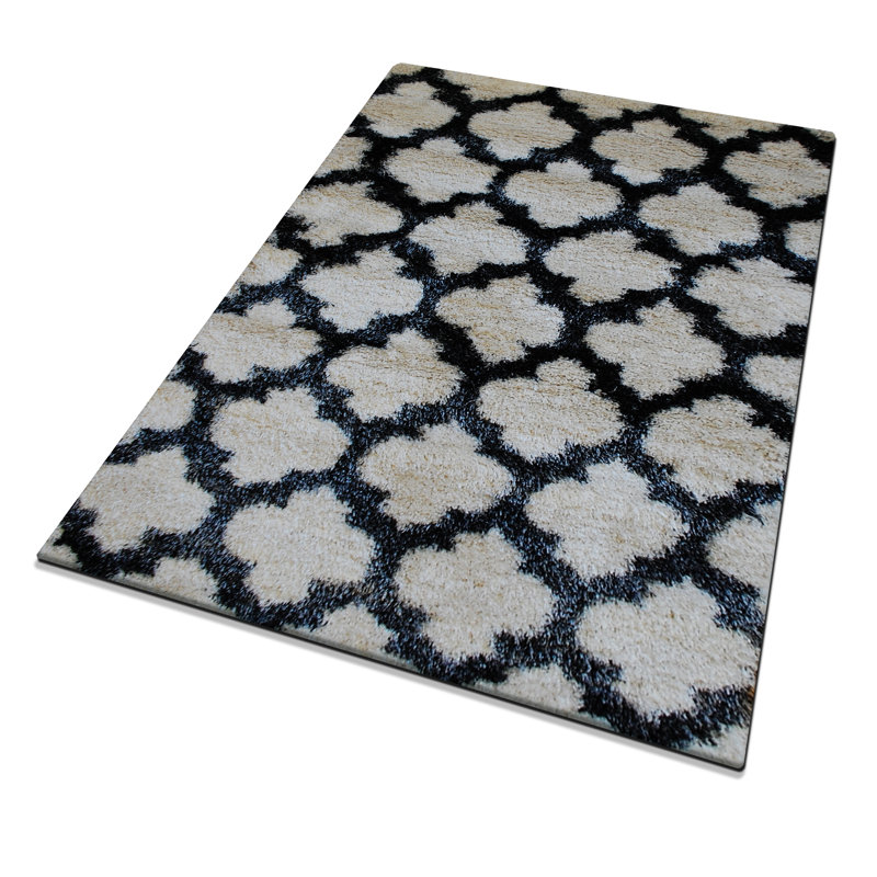 Dashwood Geometric Hand Hooked Area Rug, Rectangle 120 x 170cm