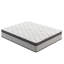 Matelas double avec gel rafraîchissant - Améliore l'hygiène du sommeil. Le gris de 12 po procure une expérience réparatrice et une isolation des mouvements.
