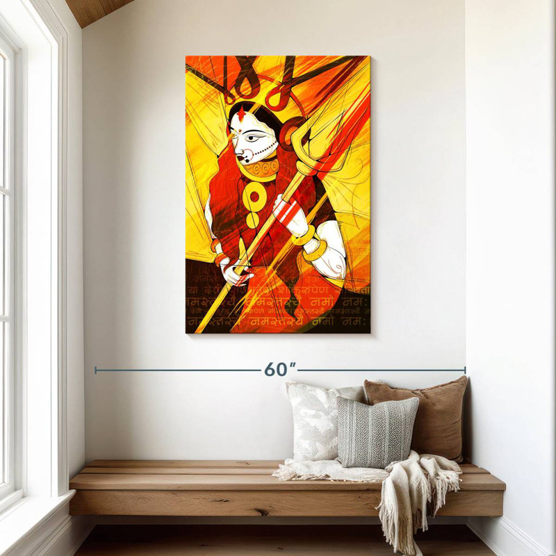 Adella Durga Abstract, 45" H x 30" W