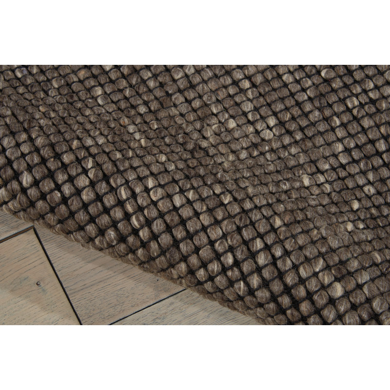 Lowland Solid Colour Hand Woven Area Rug, Rectangle 236 x 297cm