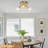 Modern 13.4" 3-Light Globe Flush Mount Ceiling Light