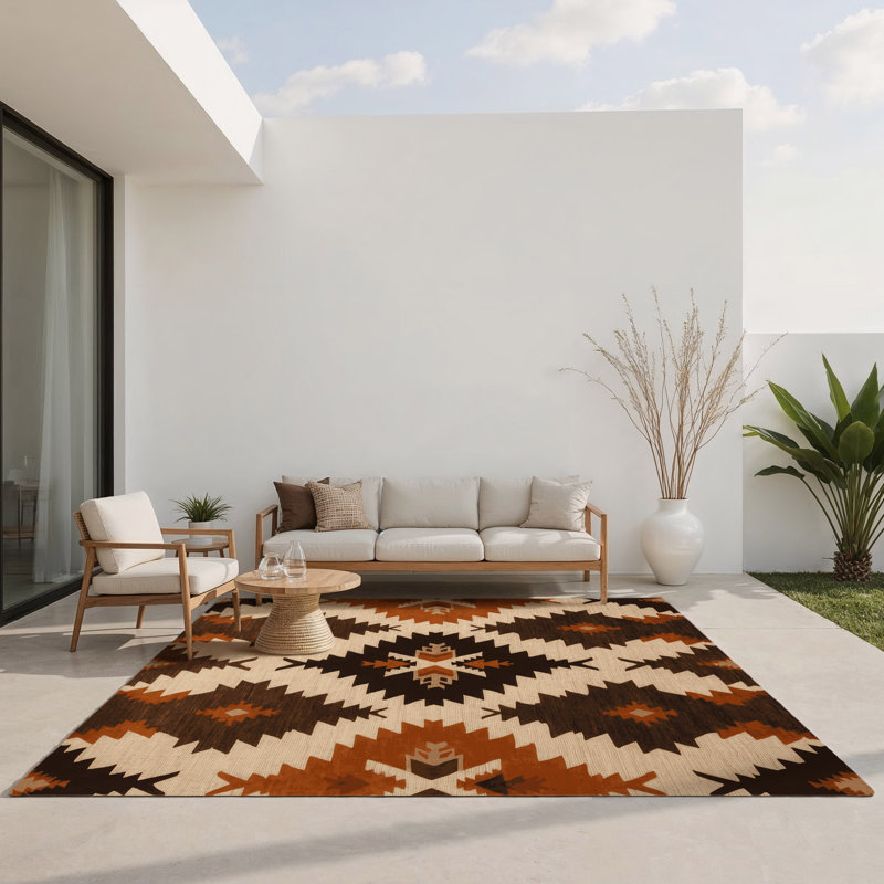 Canyon Solace Indoor And Outdoor Area Rug, Rectangle 3' x 5'