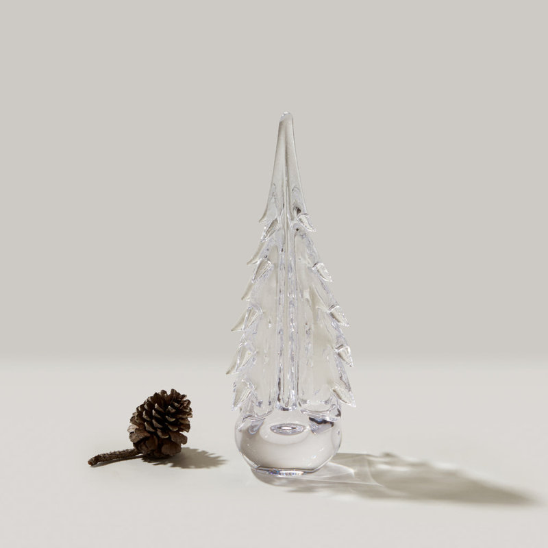 Crackle Four Sided Evergreen, 12 Inch