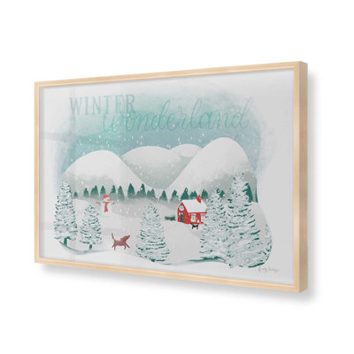 Rustic Winter Wonderland, reproduction encadrée