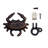 Blue Crab Push Button Doorbell-15024138